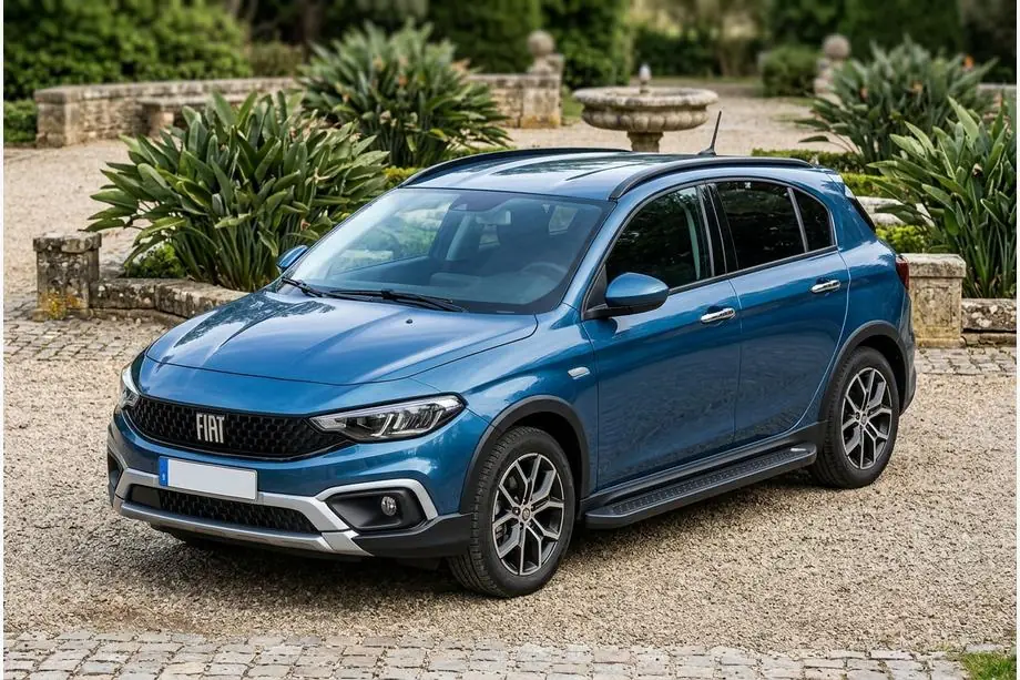 Fiat Tipo Cross 2021- Marchepieds Latéraux Allmond Black (2 pcs, Aluminium) Image