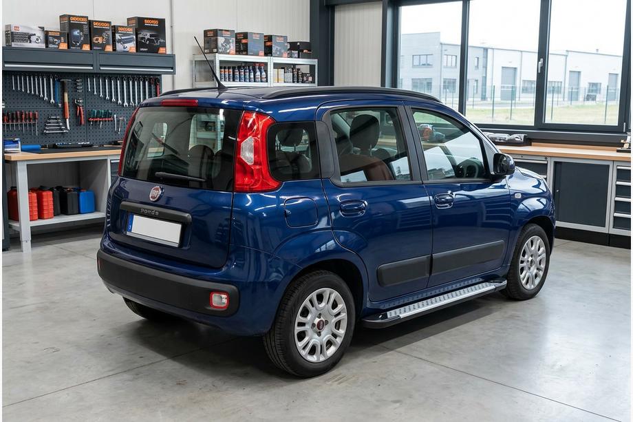 Fiat Panda 2011-2023 Marchepieds latéraux Allmond Grey (2 pcs, aluminium) Image