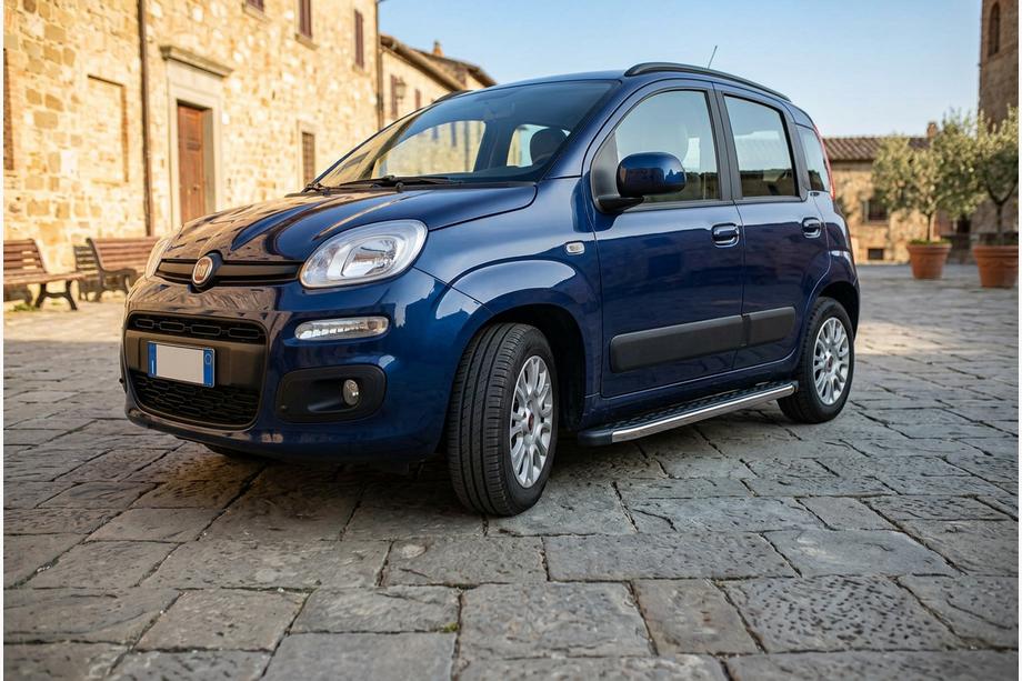 Fiat Panda 2011-2023 Marchepieds Latéraux BlackLine (2 pcs, Aluminium) Image