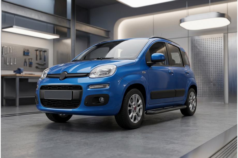 Fiat Panda 2011-2023 Marchepieds Latéraux Tayga Black (2 pcs, Aluminium) Image