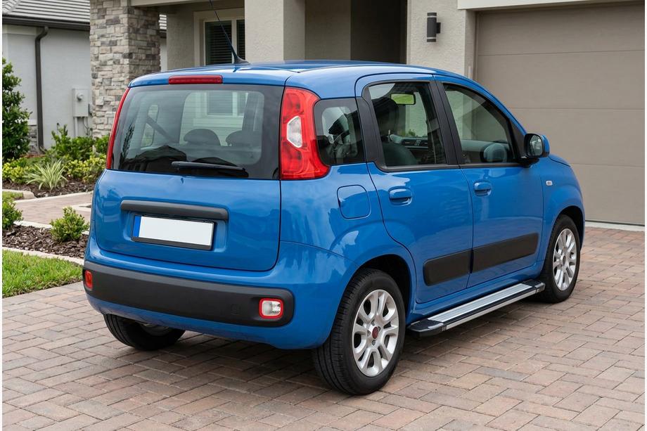 Fiat Panda 2011-2023 Marchepieds Latéraux Rainbow (2 pcs, Aluminium) Image