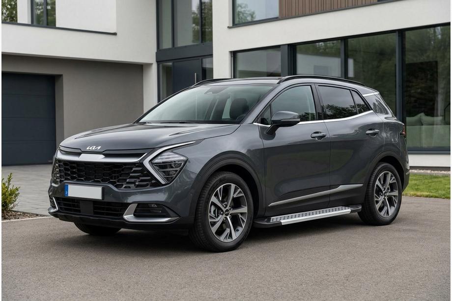 Kia Sportage 2021- Marchepieds Latéraux Vision New Grey (2 pcs, Aluminium) Image