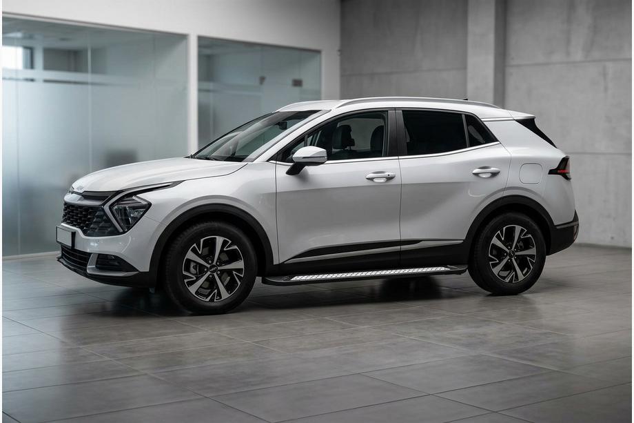 Kia Sportage 2021- Marchepieds Latéraux Vision New Black (2 pcs, Aluminium) Image