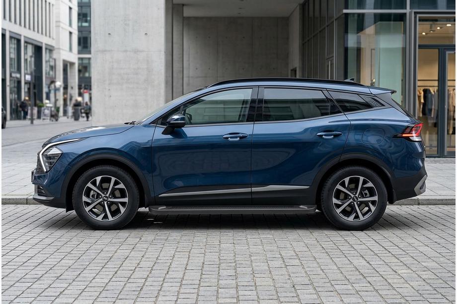 Kia Sportage 2021- Marchepieds Latéraux Allmond Black (2 pcs, Aluminium) Photo 1