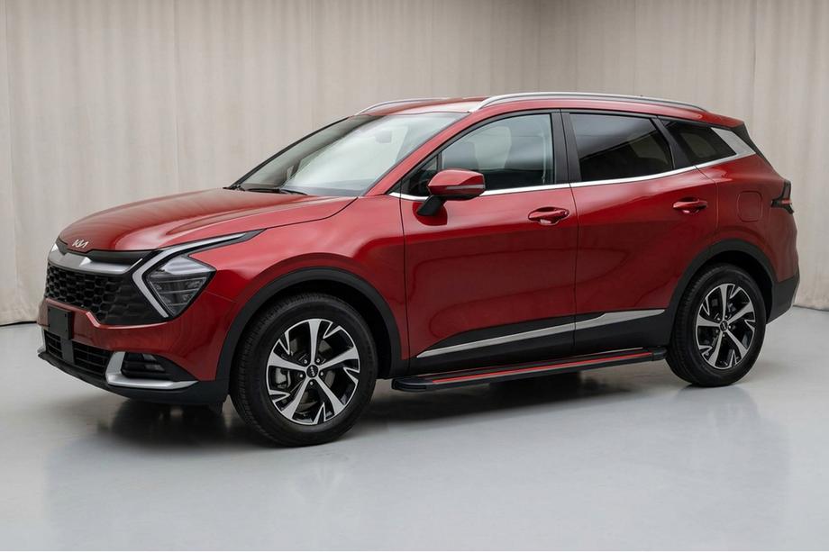 Kia Sportage 2021- Marchepieds Latéraux Maya Red (2 pcs, Aluminium) Image