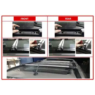 Barres de toit pour barres longitudinales intégrées verrouillables WingBar V1 (2 pcs) photo 2