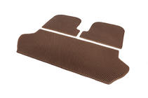 Volvo XC90 2002-2014 Tapis de coffre 3 pièces (EVA, brique) photo 3