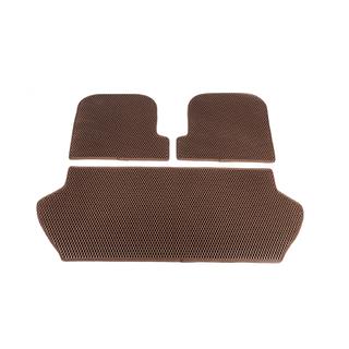 Tapis de coffre 3 pièces (EVA, brique) photo 2
