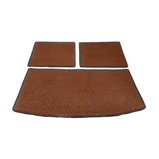 Tapis de coffre 3 pièces (EVA, brique) (7 places) photo 1