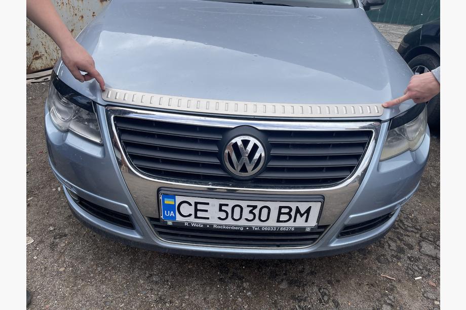 Volkswagen Passat B6 2006-2012 Cache capot (1 pc, inox) Image