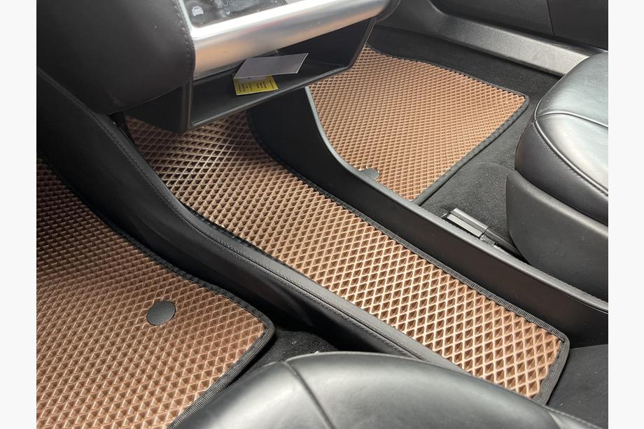 Tesla Model S 2012– Tapis de sol EVA (2012-2021, brique) Image