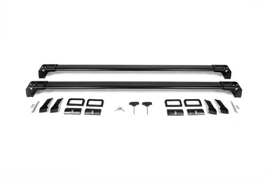 Fiat 500X 2014-2024 Barres de toit pour barres de toit intégrées verrouillables Wingbar V3 (2 pcs) Photo 8