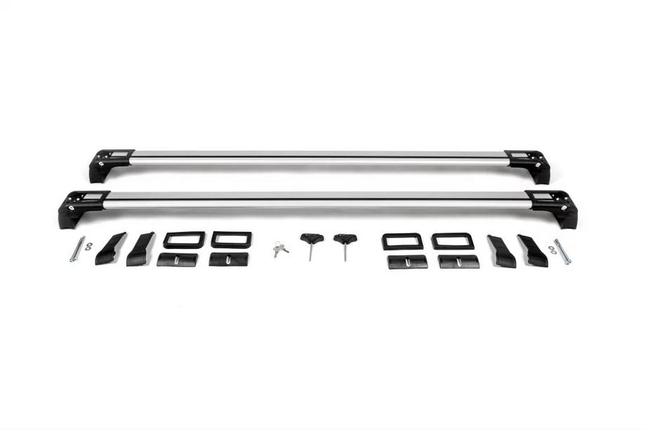 Fiat 500X 2014-2024 Barres de toit pour barres de toit intégrées verrouillables Wingbar V3 (2 pcs) Photo 16