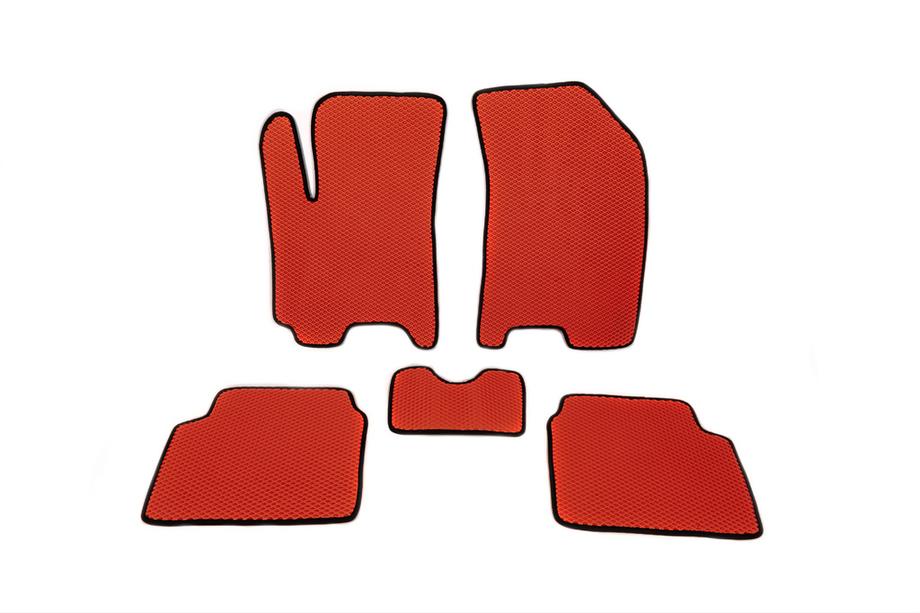 Chevrolet Aveo T250 2005-2011 Tapis de sol EVA (rouges) Image