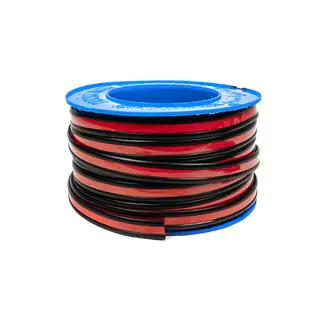 Moulure noire avec bande rouge au mètre sal16b (1 mètre, 27 mm) photo 3