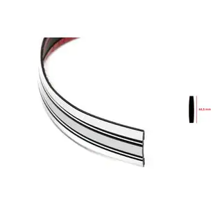 Moulure Chromee au Metre sal94 (1 Metre, 44.5 mm) photo 2