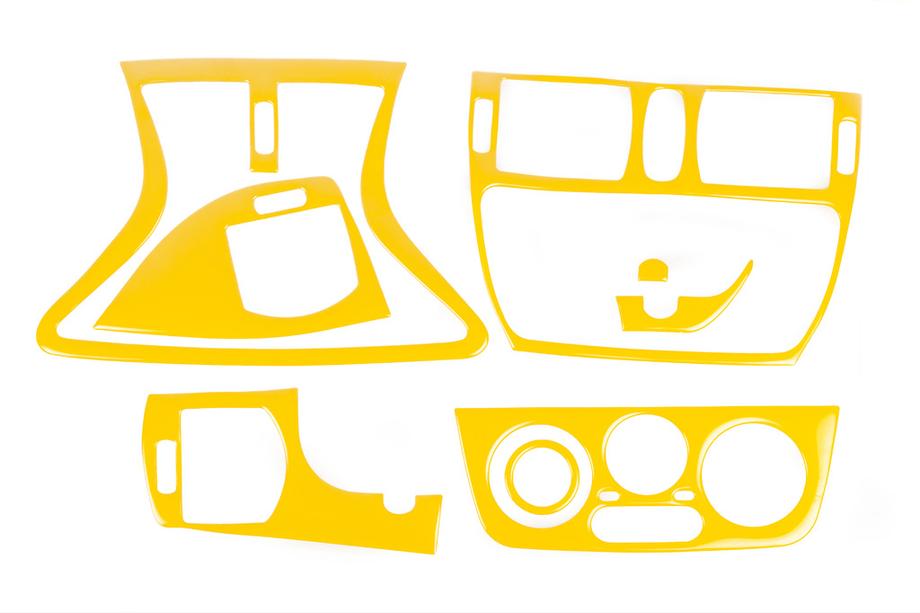 Fiat Marea 1996-2007 Couvre tableau de bord (jaune) Image