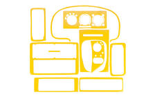 Volkswagen Polo 1994-2001 Habillage de tableau de bord 1994-1999 (jaune) photo 1