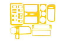 Volkswagen Polo 1994-2001 Habillages de tableau de bord 1999-2001 (jaune) photo 1