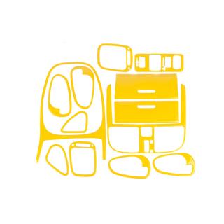 Couvre tableau de bord 1999-2003 (jaune) Mitsubishi Carisma 1995-2004
