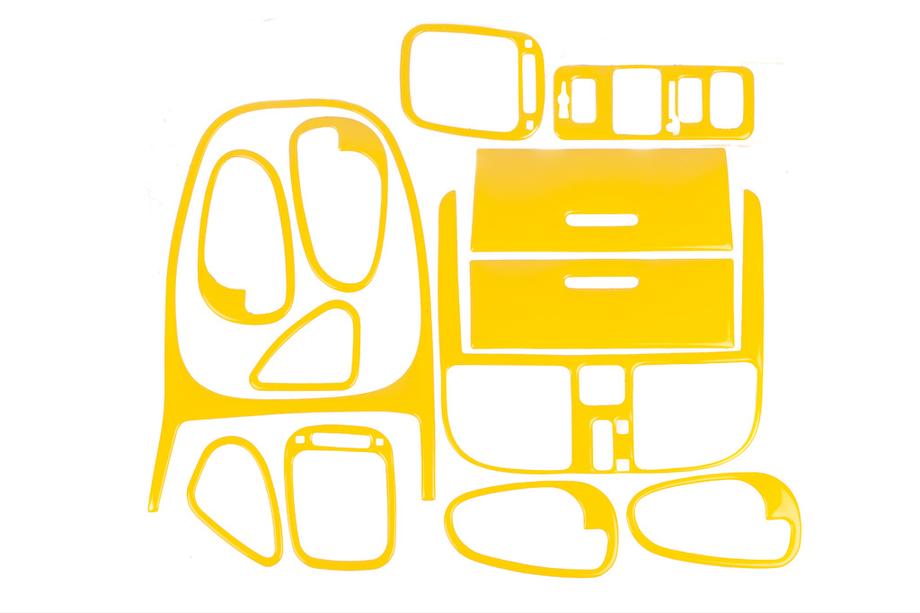 Mitsubishi Carisma 1995-2004 Couvre tableau de bord 1999-2003 (jaune) Image