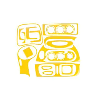 Couvre tableau de bord 1999-2003 (jaune)