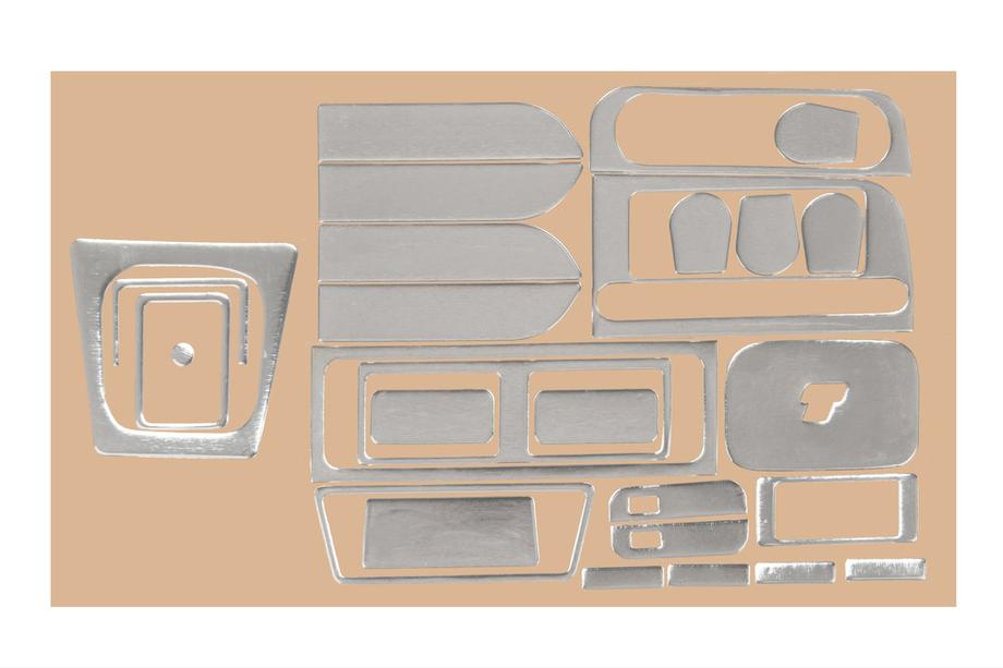Fiat Sahin 1987-2002 Habillage de tableau de bord (aluminium) Image