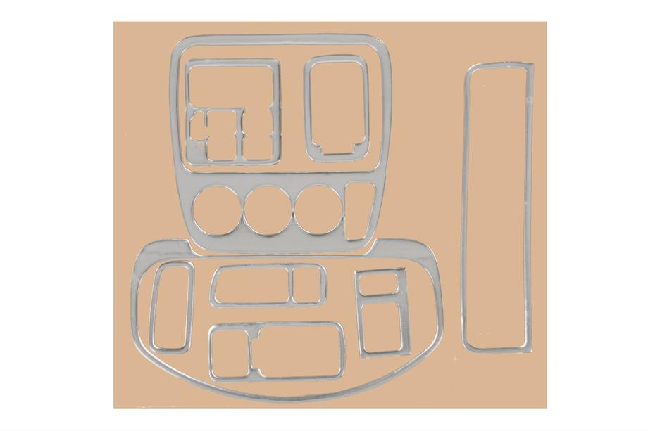 Honda CRV 1996-2001 Habillage de tableau de bord (aluminium) Image