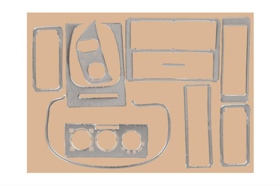 Volkswagen Polo 1994-2001 Habillage de tableau de bord 1994-1999 (Aluminium) Image