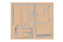 Toyota Corolla 1998-2002 Habillage de tableau de bord 1998-2000 (Aluminium) photo 1