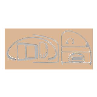 Habillage de tableau de bord (aluminium) Citroen Saxo 1996-2023