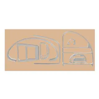Habillage de tableau de bord (aluminium)
