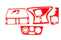 Fiat Marea 1996-2007 Couvre tableau de bord (rouge) photo 1