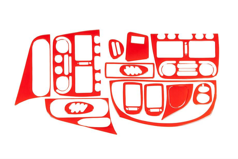 Fiat Siena 1996-2016 Couvre tableau de bord (rouge) Image