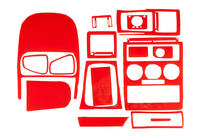 Opel Astra G classic 1998-2012 Couvre tableau de bord (rouge) photo 1