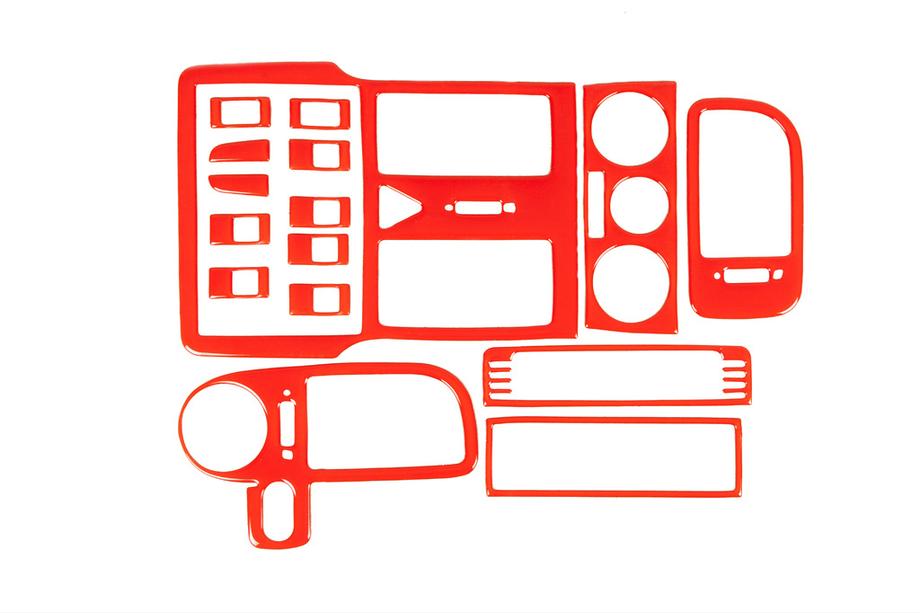 Volkswagen Polo 1994-2001 Habillage de tableau de bord 1999-2003 (couleur rouge) Image