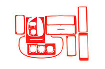 Volkswagen Polo 1994-2001 Cache tableau de bord 1994-1999 (rouge) photo 1