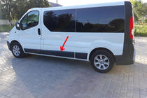 Renault Trafic 2001–2015 Moulure de porte originale d'occasion (L3) photo 1