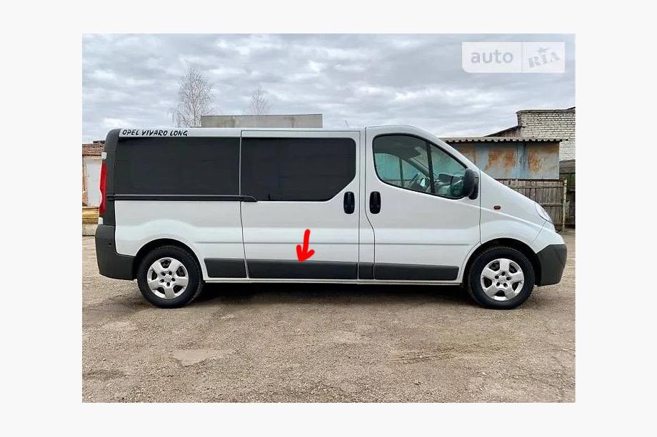 Renault Trafic 2001–2015 Moulure de porte d'origine d'occasion (R3) Image