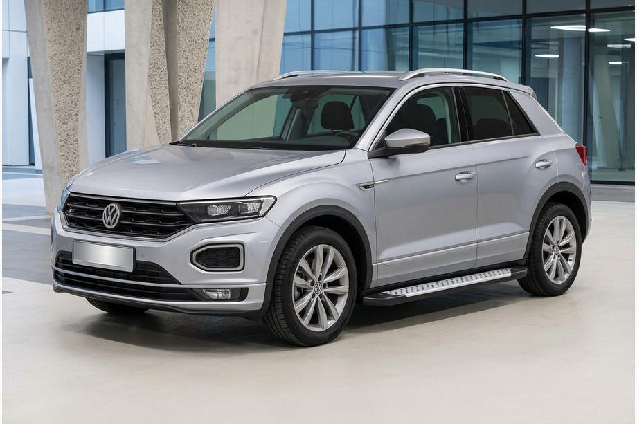 Volkswagen T-Roc 2017-2025 Marchepieds latéraux Allmond Grey (2 pcs, aluminium) Photo 1