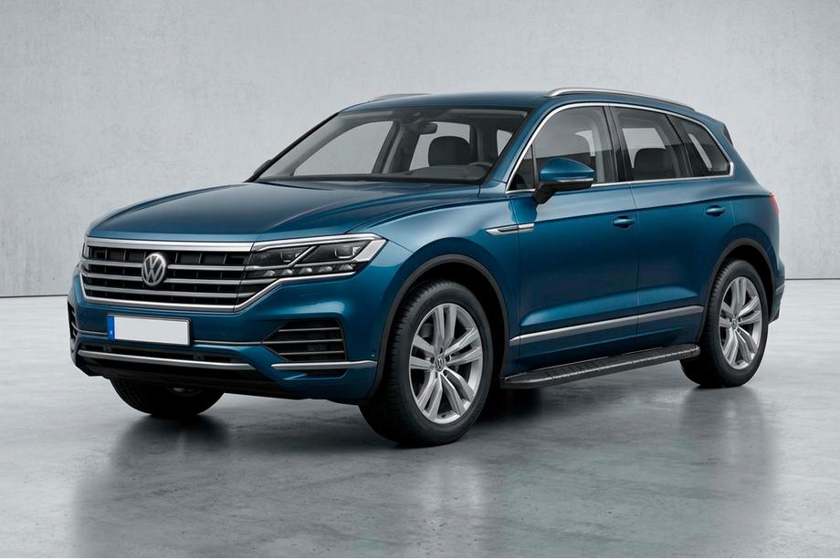Volkswagen Touareg 2018- Marchepieds Latéraux Bosphorus Black (2 pcs, Aluminium) Image