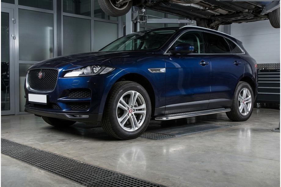 Jaguar F-PACE 2016- Marchepieds Latéraux Maydos V2 (2 pcs, Aluminium) Image