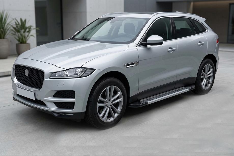 Jaguar F-PACE 2016- Marchepieds Latéraux Vision New Grey (2 pcs, Aluminium) Image