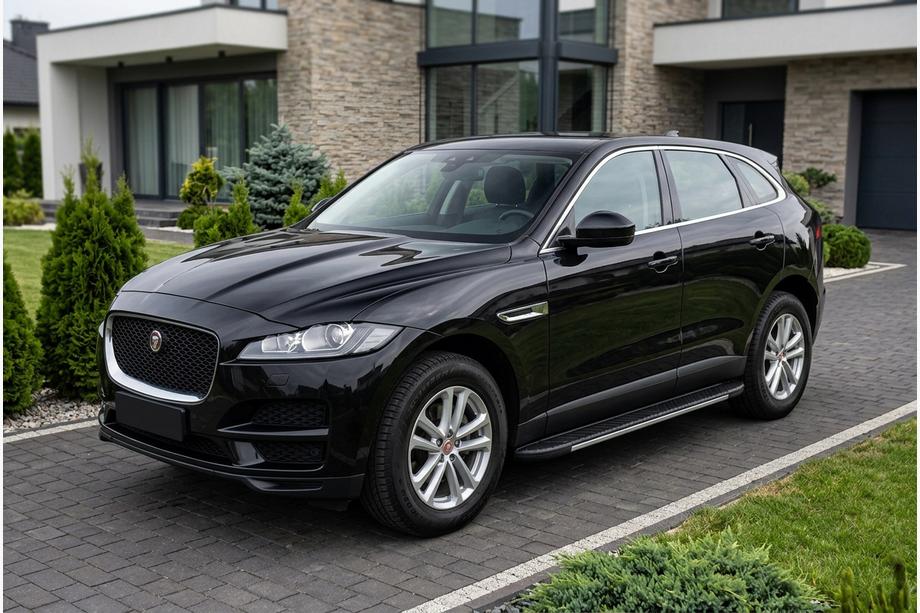 Jaguar F-PACE 2016- Marchepieds latéraux Bosphorus Grey (2 pcs, aluminium) Image