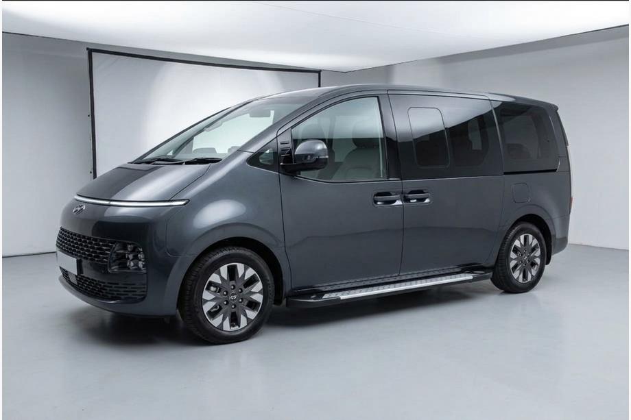Hyundai Staria 2021- Marchepieds latéraux Allmond Grey (2 pcs, aluminium) Image