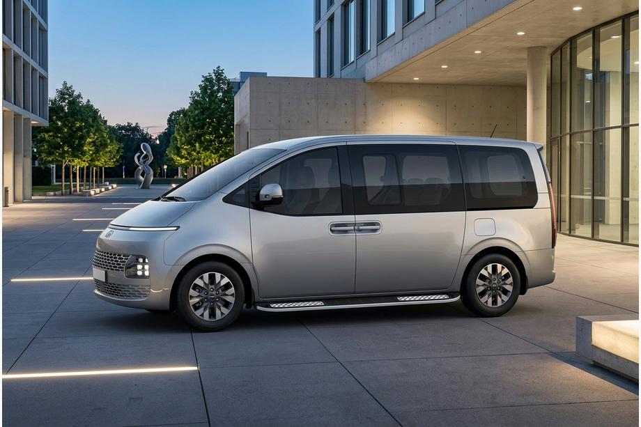 Hyundai Staria 2021- Marchepieds Latéraux Tayga V2 (2 pcs, Aluminium) Photo 1
