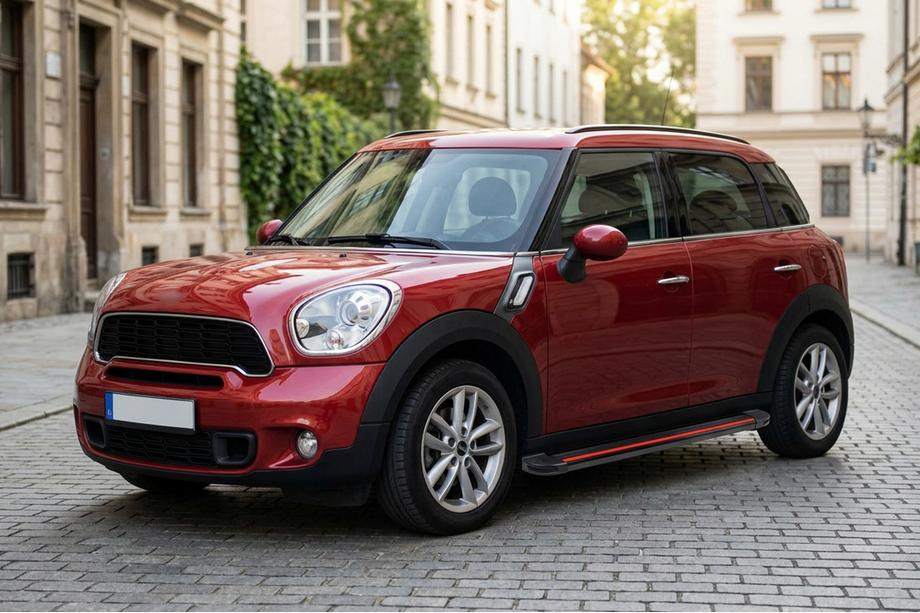 Mini Countryman R60 2010-2017 Marchepieds Latéraux Maya Red (2 pcs, Aluminium) Image