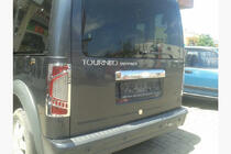 Ford Transit 2000–2014 Baguette chromée au-dessus de la plaque d'immatriculation (inox) photo 2