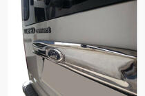 Ford Transit 2000–2014 Baguette chromée au-dessus de la plaque d'immatriculation (inox) photo 1
