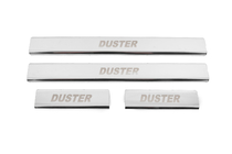 Dacia Duster 2008-2018 Seuils de porte inox Carmos V2 (4 pcs) photo 1